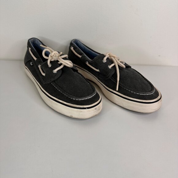 Keds Women's Charcoal Gray Color Canvas Boat Shoes Size 10 - Picture 3 of 8